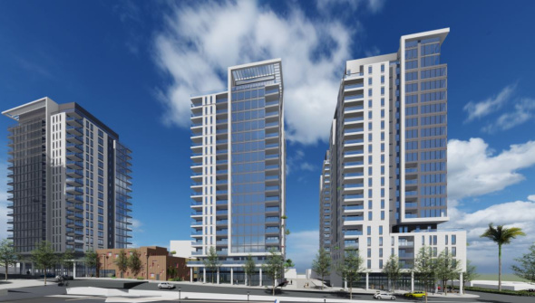 A luxury complex in the lively center of the city