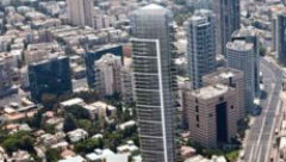 The tops of Ramat Gan