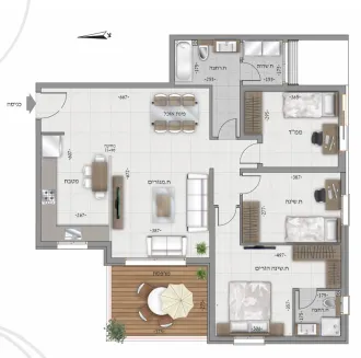 4.5 חדרים