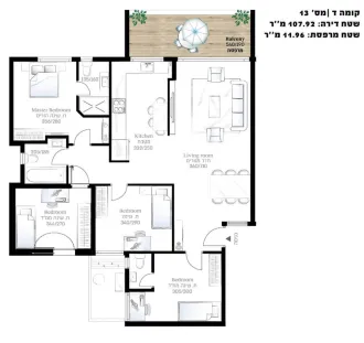 5 חדרים