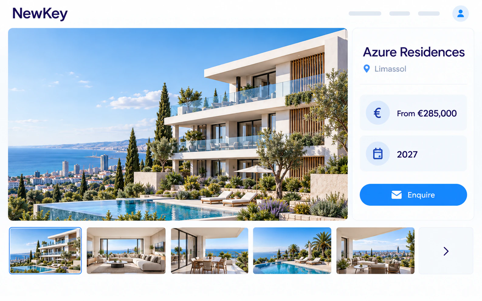 Almond Tree Villas project page on NewKey.col.il