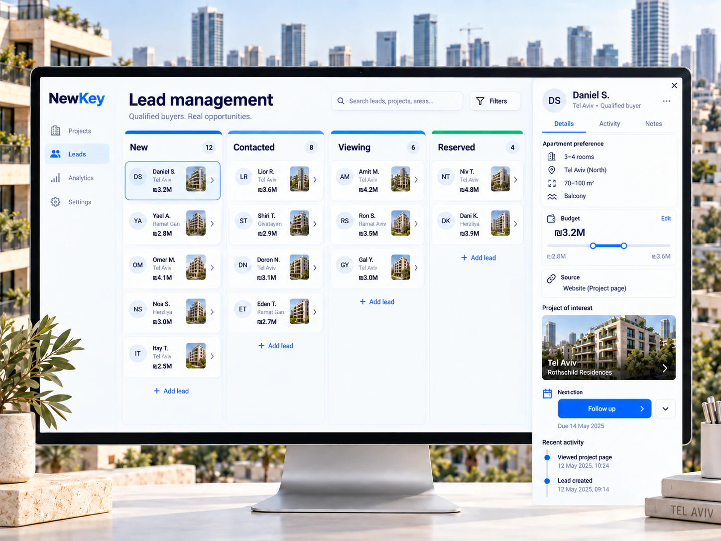 Lead inbox preview