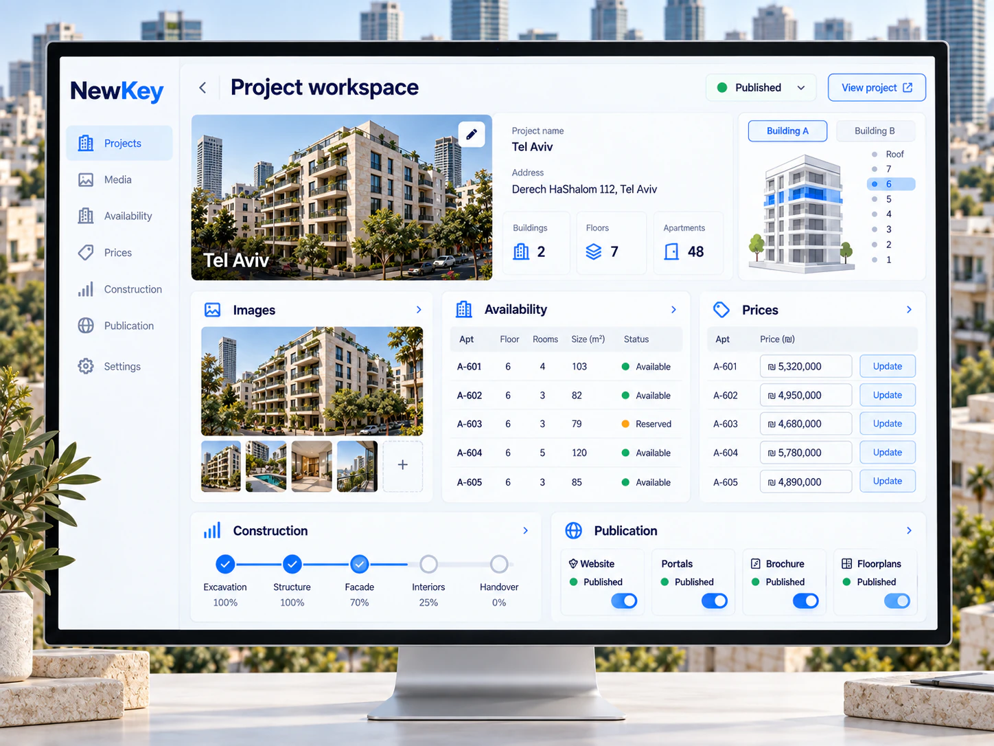 Developer workspace preview